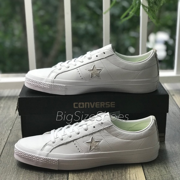 NWT Converse One Star OX White M AUTHENTIC - Picture 3 of 8